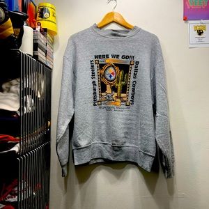 M-L VINTAGE STEELERS SUPERBOWL XXX CREWNECK